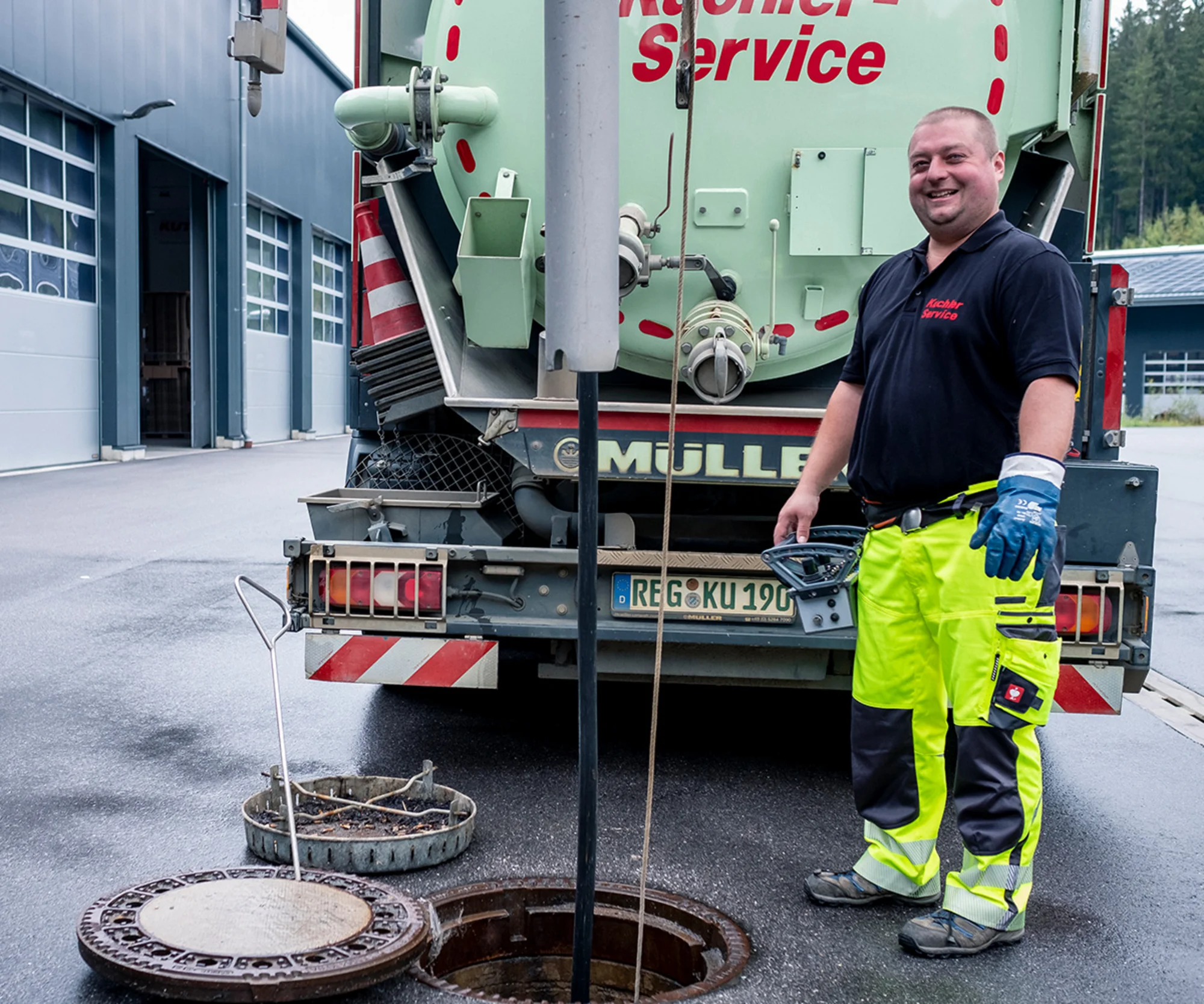 Über Kuchler Kanalreinigung Hohenwarth
